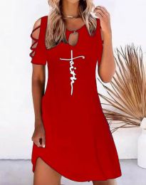 Šaty - kód 3817 - 2 - červená