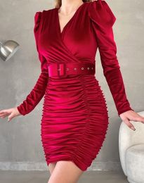 Šaty - kód 82015 - 2 - červená