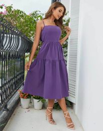 Šaty - kód 00152 - 1 - tmavě fialová