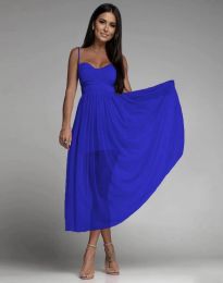 Šaty - kód 9372 - modrá