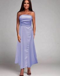 Šaty - kód 9857 - světle modrá