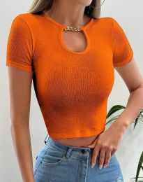 Tričko - kód 55733 - 1 - oranžová