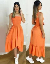 Šaty - kód 90522 - 2 - oranžová