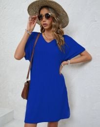Šaty - kód 30650 - modrá