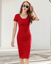 Šaty - kód 7306 - 3 - červená