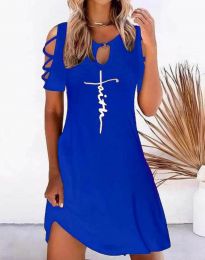 Šaty - kód 3817 - 3 - modrý