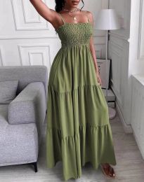 Šaty - kód 6557 - olivově zelená