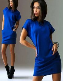 Šaty - kód 37811 - modrá