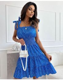 Šaty - kód 02071 - 1 - modrá