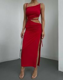 Šaty - kód 221215 - 4 - červená