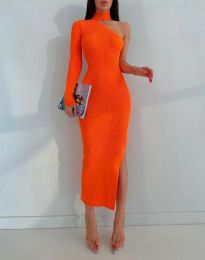 Šaty - kód 55308 - oranžová