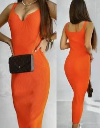Šaty - kód 7480 - oranžový
