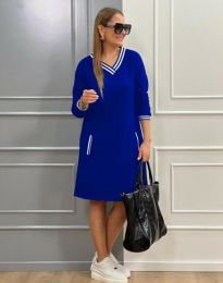 Šaty - kód 27456 - 2 - modrá