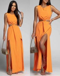 Šaty - kód 3321 - oranžová