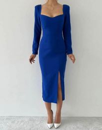 Šaty - kód 37111 - 2 - modrá