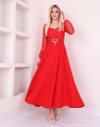 Šaty - kód 22833 - 1 - červená