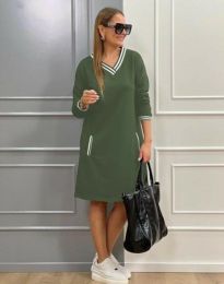 Šaty - kód 27456 - 3 - zelená