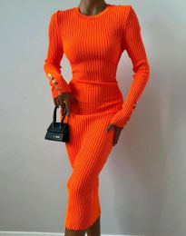 Šaty - kód 55273 - oranžová