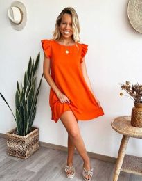 Šaty - kód 00570 - 3 - oranžová