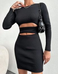 Šaty - kód 52007 - 1 - černá