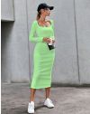 Šaty - kód 3182 - světle zelená
