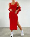 Šaty - kód 3287 - červená