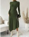 Šaty - kód 33155 - olivově zelená
